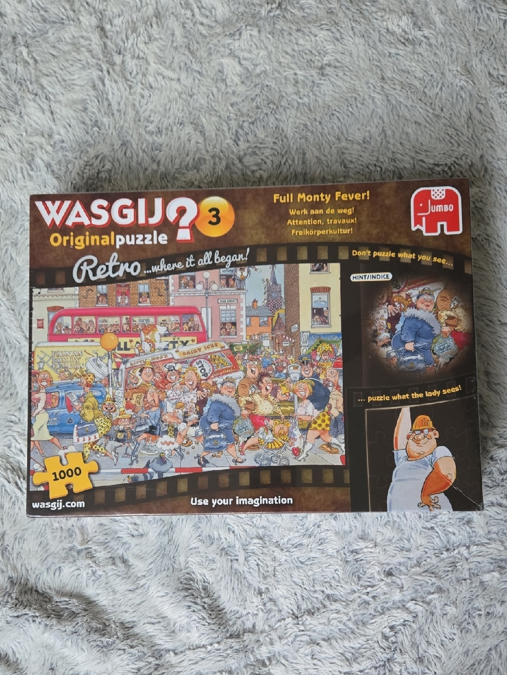 NEW - Wasgij ? Original Puzzle Retro Full Monty Fever! 1000 Piece Puzzle
